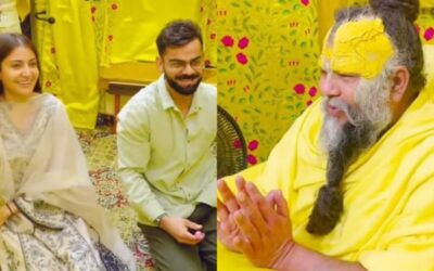 Anushka Sharma-Virat Kholi ने प्रेमानंद महाराज के किए दर्शन, सादगी ने जीता फैंस का दिल